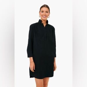 Tuckernuck/Pomander Place Avery Black Dress with pockets, Medium